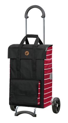 Andersen Royal Shopper Vide 47L – Carrello Della Spesa Pieghevole Apricot, Telaio In Alluminio, Borsa Rimovibile