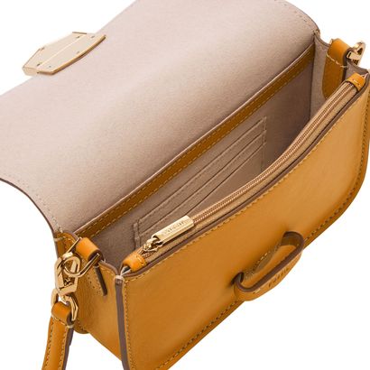 FOSSIL Umhängetasche Lennox Flap Crossbody S Ochre | modeherz