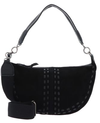 FREDsBRUDER Life Is A Midi Hobo Bag Black