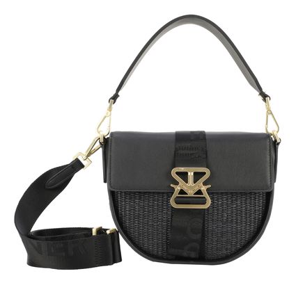 Bogner Zuoz Rafia Cassy Shoulderbag S Black