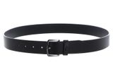 LACOSTE Casual Punch Leather Belt W130 Noir LACOSTE Casual Punch Leather Belt W130 Noir