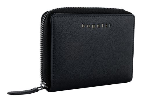 bugatti Mira Ladies Zip Wallet S Black