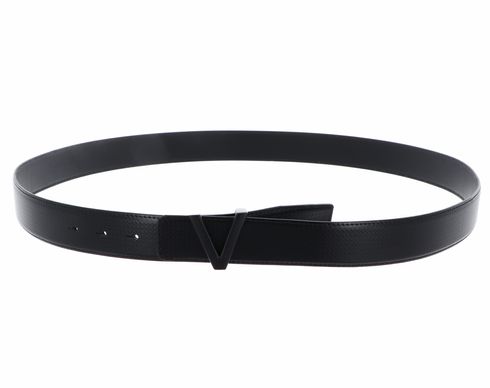 ベルト VALENTINO BLACK LEATHER BELT Valentino Garavani - Black Leather VLogo Belt | Mitchell Stores