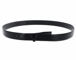 Ceinture Valentino XS Nero/Argento - Taille 90, 100% Polyuréthane, Noir Et Argent, Neuve Avec étiquettes