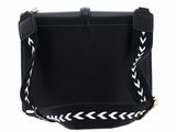 SEIDENFELT MANUFAKTUR Lilla Ro Boxy Crossbody Bag Black / Gold SEIDENFELT MANUFAKTUR Lilla Ro Boxy Crossbody Bag Black / Gold