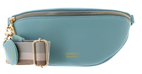 SEIDENFELT MANUFAKTUR Heby Beltbag Dusty Aqua / Gold SEIDENFELT MANUFAKTUR Heby Beltbag Dusty Aqua / Gold