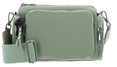 SEIDENFELT MANUFAKTUR Laanila Midi Crossbag Side Pockets Nylon Sage