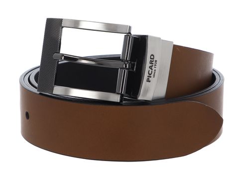 PICARD Belt Leather Belt W110 Cognac - shortenable