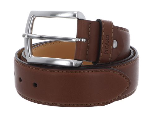 PICARD Authentic 2 Leather Belt W115 Cognac - shortenable