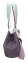 Fritzi aus Preußen Izzy Mini Canvas Shoulder Bag Purple Cat