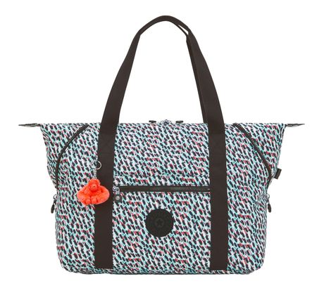 kipling Basic Print Art Medium Tote Abstract Print