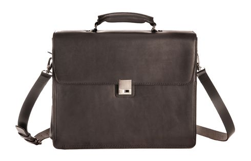 HAROLD'S Country Notebook Briefcase M Brown