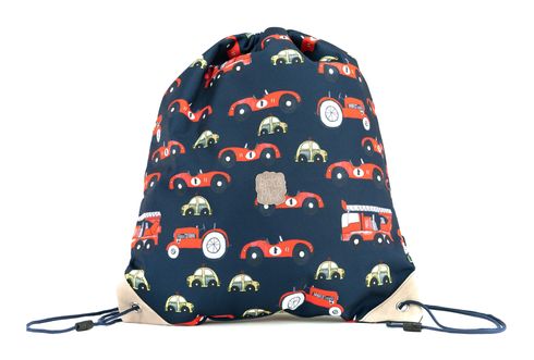 Pick & Pack Cars Gymbag Navy