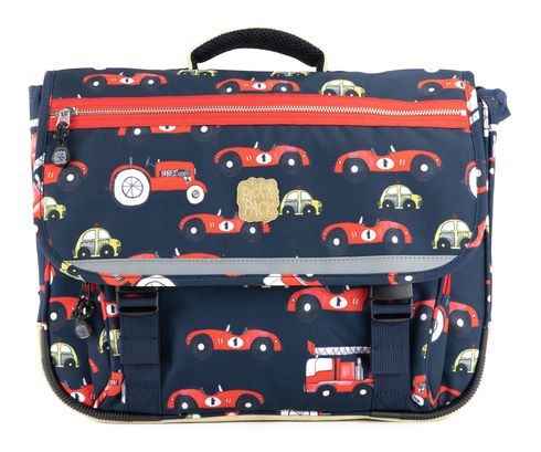 Pick & Pack Cars Schoolbag Navy