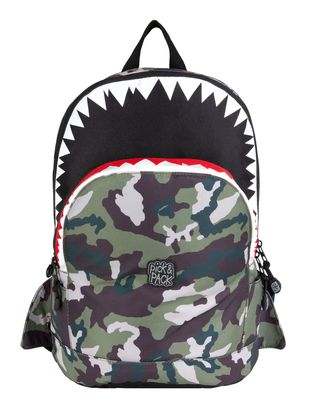 Pick & Pack Shark Shape Backpack M Camo