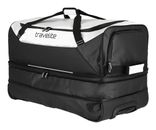 travelite Basics Trolley Travel Bag Expandable White travelite Basics Trolley Travel Bag Expandable White