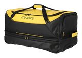 travelite Basics Trolley Travel Bag Expandable Yellow