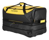 travelite Basics Trolley Travel Bag Expandable Yellow