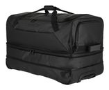 travelite Basics Trolley Travel Bag Expandable Black travelite Basics Trolley Travel Bag Expandable Black