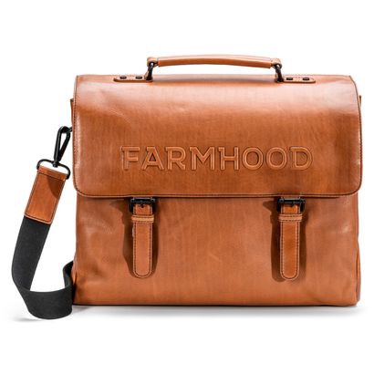 Farmhood Memphis Briefcase Cognac 2