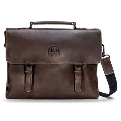 Farmhood Nashville Briefcase 2F Dark Brown