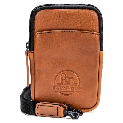 Farmhood Memphis Phone Bag Cognac