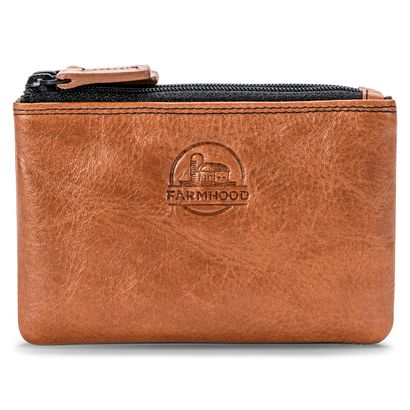 Farmhood Memphis Key Case Cognac