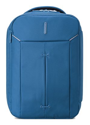 RONCATO Ironik 2.0 Mini Cabin Backpack Expandable Denim