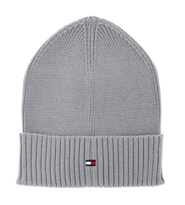 TOMMY HILFIGER Small Flag Beanie L / XL Light Grey Heather