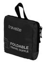 travelite Accessoires Foldable Travel Duffle Black travelite Accessoires Foldable Travel Duffle Black