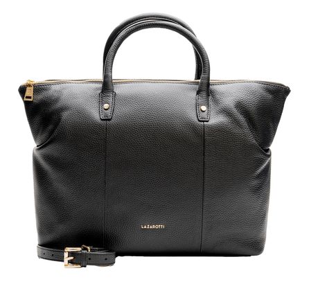 Lazarotti Bologna Leather Icon-Bag Black