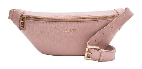 Lazarotti Bologna Leather Belt Bag Pink