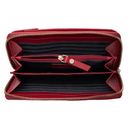Lazarotti Bologna Leather Zip Around Wallet With Phone Pocket Red 2 Lazarotti Bologna Leather Zip Around Wallet With Phone Pocket Red 2