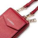 Lazarotti Bologna Leather Zip Around Wallet With Phone Pocket Red 2 Lazarotti Bologna Leather Zip Around Wallet With Phone Pocket Red 2