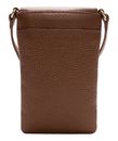 Lazarotti Bologna Leather Mobile Pouch Brown