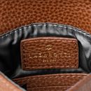 Lazarotti Bologna Leather Mobile Pouch Brown