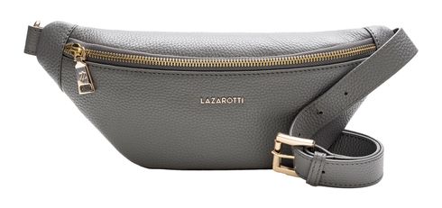 Lazarotti Bologna Leather Belt Bag Grey