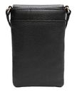 Lazarotti Bologna Leather Mobile Pouch Black