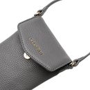 Lazarotti Bologna Leather Mobile Pouch Grey