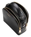 Lazarotti Bologna Leather Crossbody Bag Black
