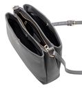 Lazarotti Bologna Leather MK Crossbody Bag Grey