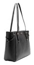 Lazarotti Bologna Leather MK Tote Black Lazarotti Bologna Leather MK Tote Black