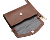 Lazarotti Bologna Leather Clutch Brown