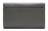 Lazarotti Bologna Leather Clutch Grey