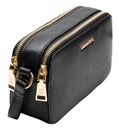 Lazarotti Bologna Leather Crossbody Bag Black