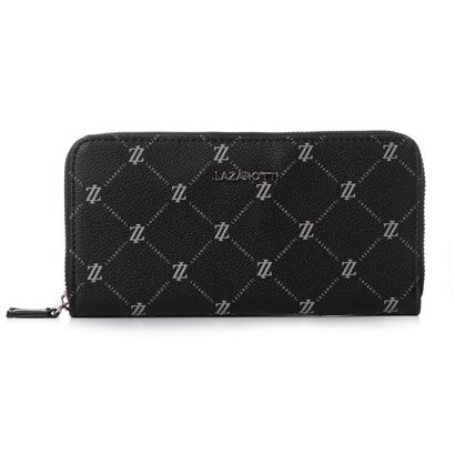 Lazarotti Palermo Zip Around Wallet L Black