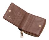 Lazarotti Bologna Leather Zip Wallet With 6 Card Slots Brown