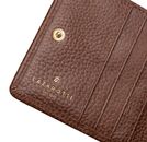 Lazarotti Bologna Leather Zip Wallet With 6 Card Slots Brown