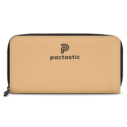 Pactastic Urban Collection Zip Around Wallet Beige