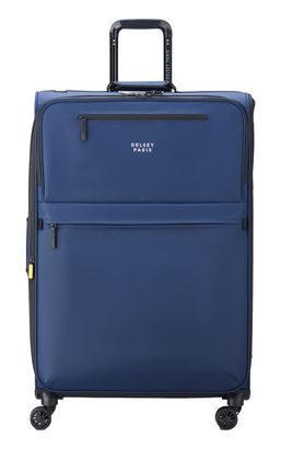 DELSEY PARIS Maubert 2.0 4 Double Rolls Expandable Trolley WP 79 Marine Blue